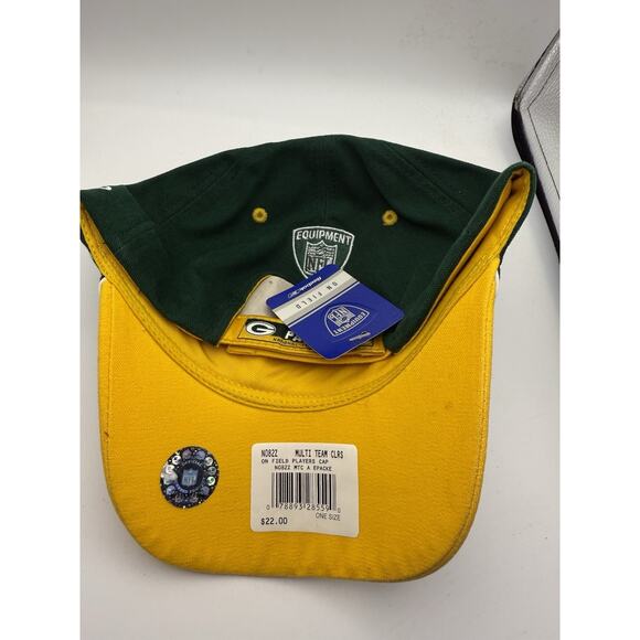 SB XXXI Champ Ron Cox Signed NWT On Field Reebok Hat - Picture 4 of 4